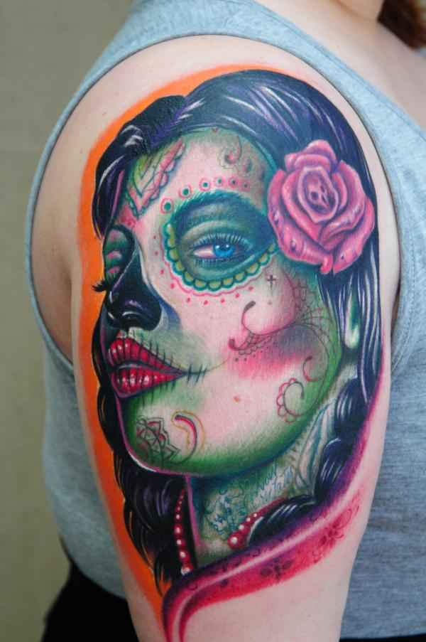 Day Of The Dead Tattoo Big Gus