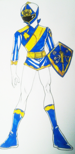 Blue Knight Full Body