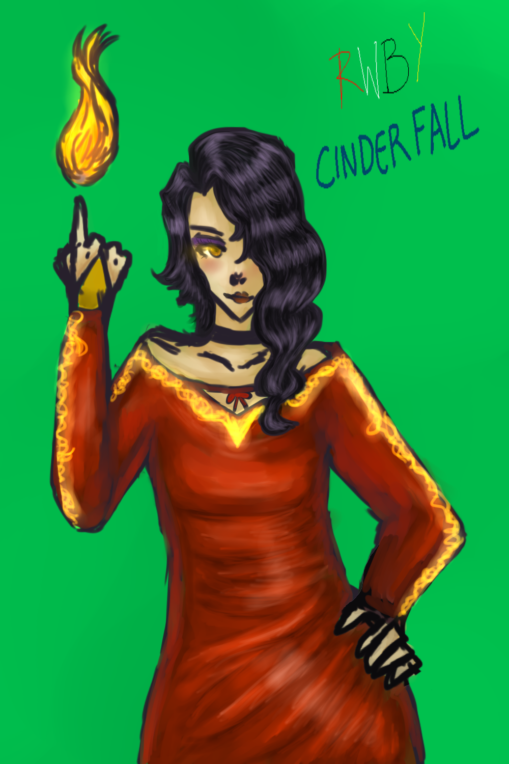 Cinder Fall From Rwby Cinder Fall - RWBY by Bluexxo on DeviantArt