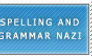 Spelling + Grammar Nazi Stamp