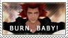 'Burn, Baby' Stamp by britstix