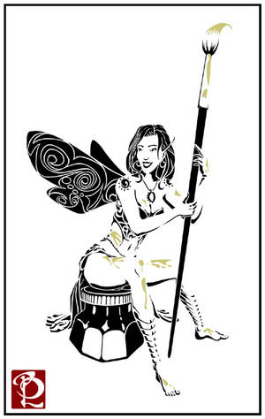 Inking Faery (2006) by lostpapers
