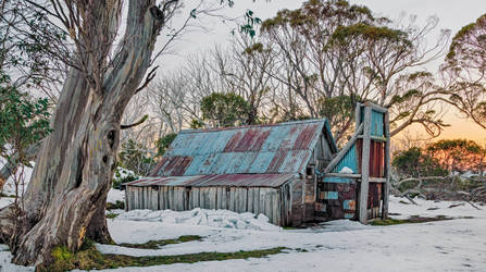 Hut in the Snow