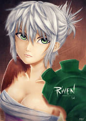 Riven - The Exile Fanart League of Legends