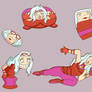 Jeanne flattened