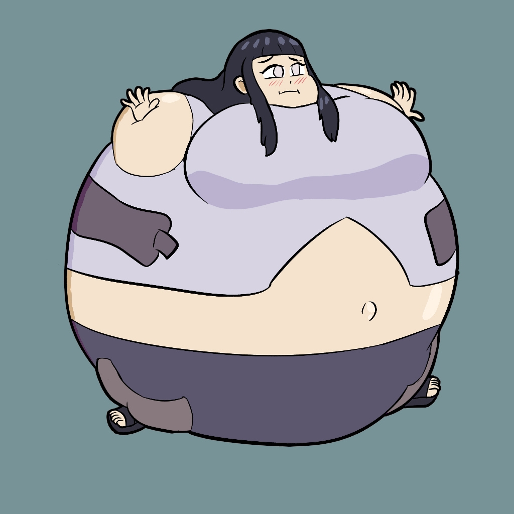 Hinata inflation by shoguncheese on DeviantArt