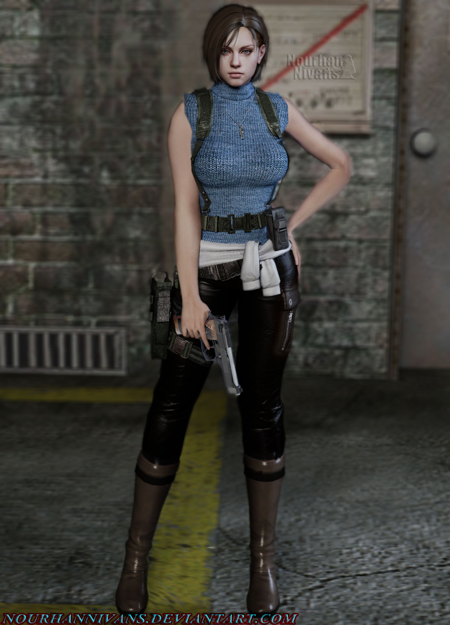 Jill Valentine (Resident Evil 3 Remake). by EzioMaverick on