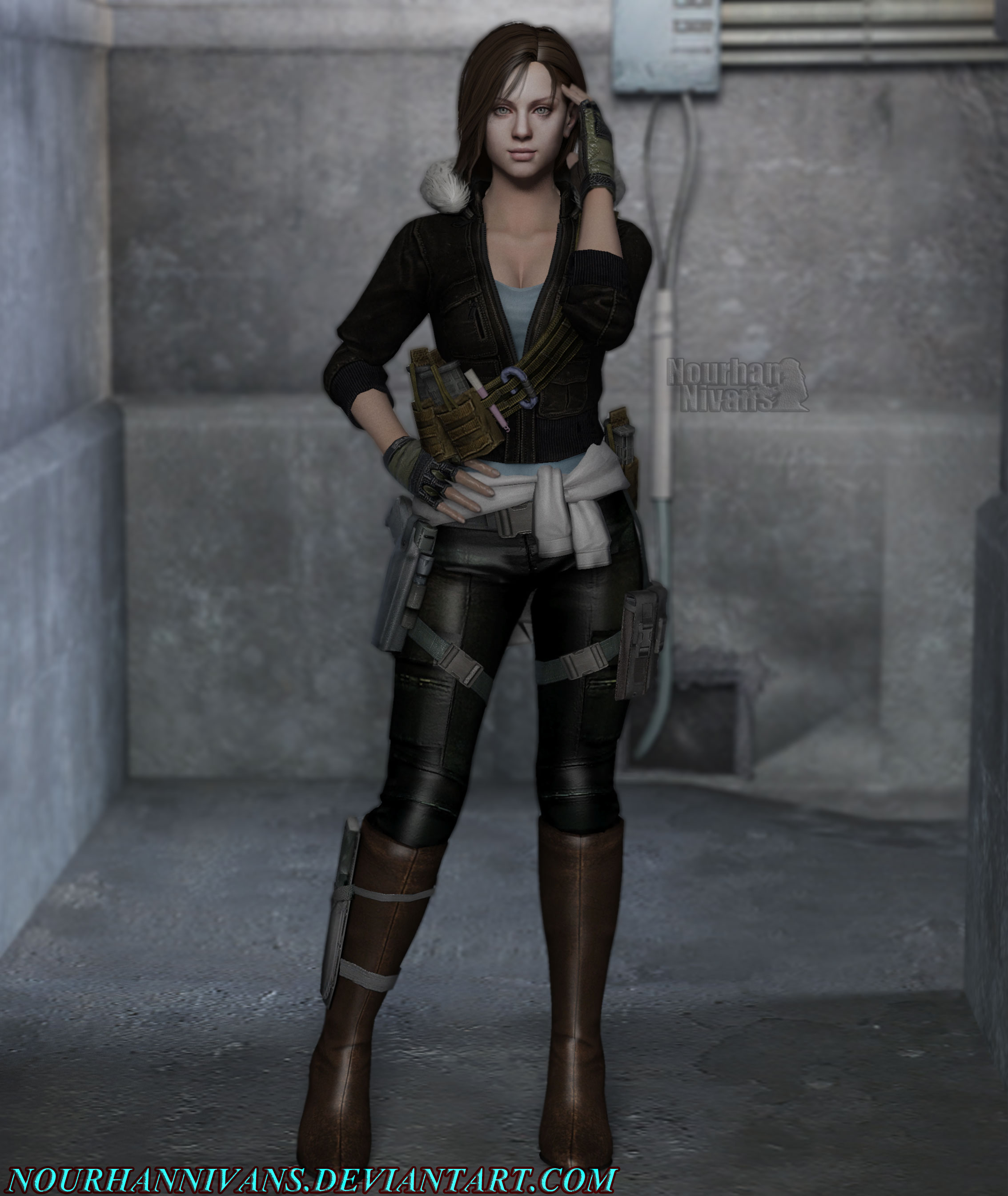 Jill Valentine (Resident Evil 3 Remake). by EzioMaverick on