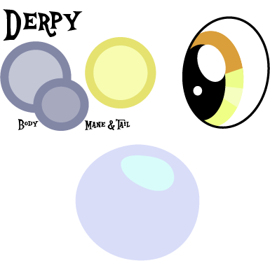 Derpy Color Craft Derpy - Easydrop Color Guide by SilverVectors on DeviantArt