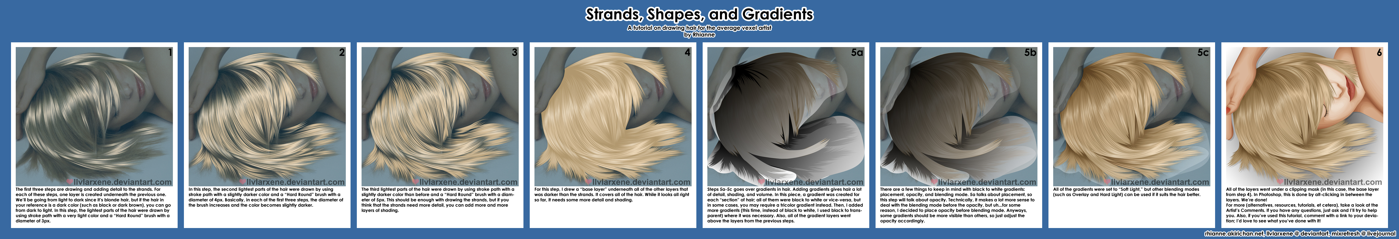 Hair Tutorial by llvlarxene