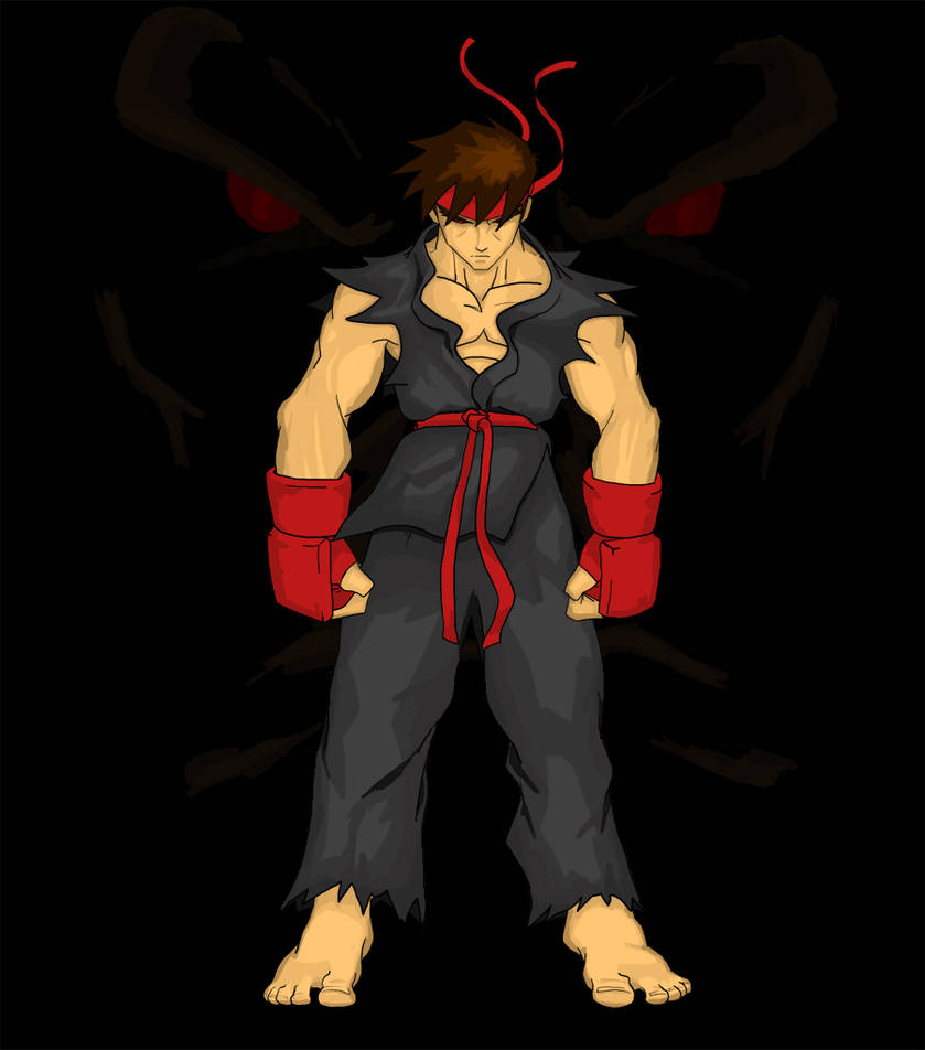 Dark Ryu by RoyalJester on DeviantArt