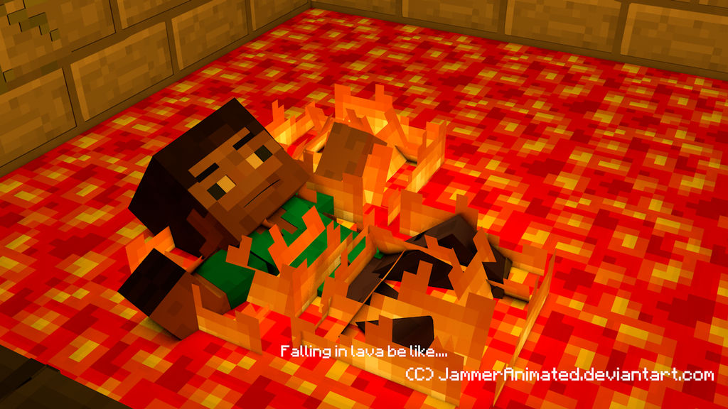 Falling in Lava by JammerAnimated on DeviantArt