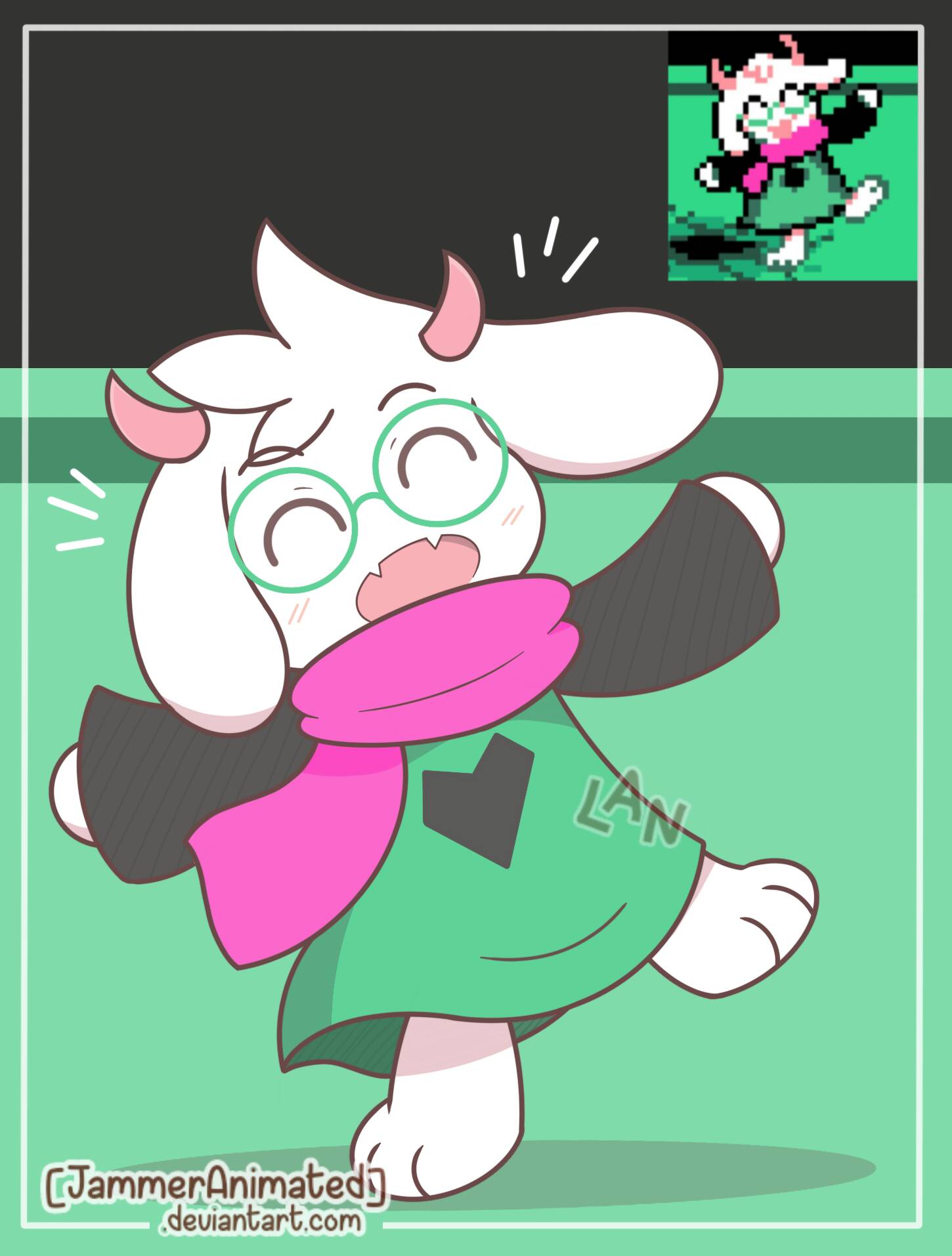 Ralsei Deltarune Chapter 2 by JammerAnimated on DeviantArt