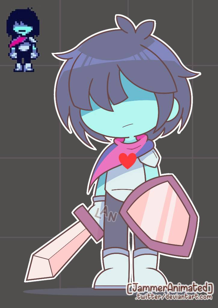 Chris Delta Roon Kris | Deltarune by JammerAnimated on DeviantArt