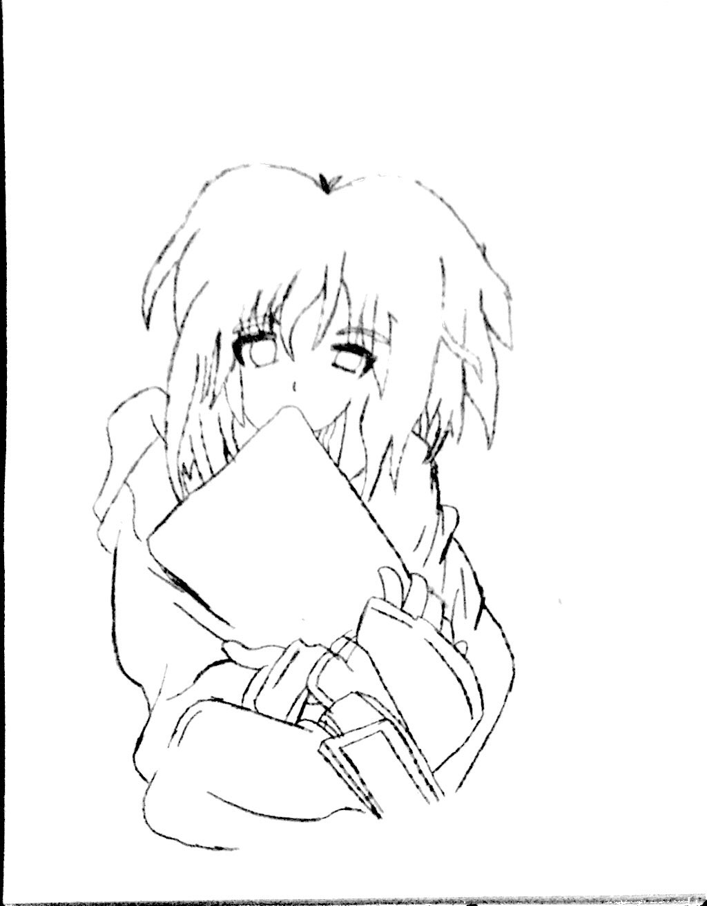 Anime Girl 1 Drawing Practice by Anjanimates-MMD on DeviantArt