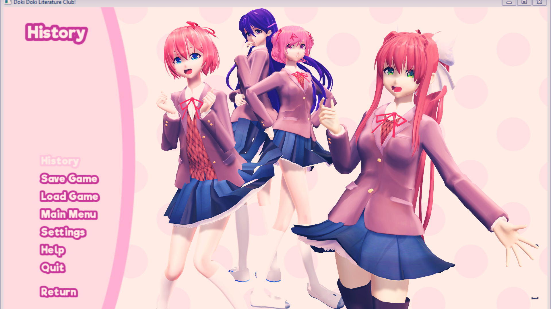 MMD Doki Doki Literature Club ] Group Pack DL+ by GameME6 on DeviantArt