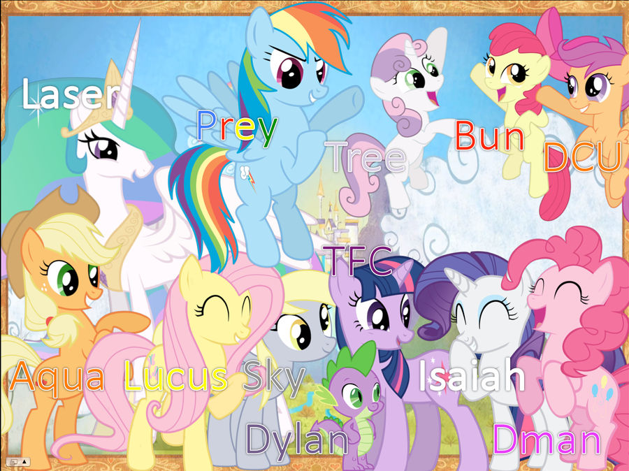 Mlp Updated Sign MLP Updated Cast by isaiahcow1 on DeviantArt