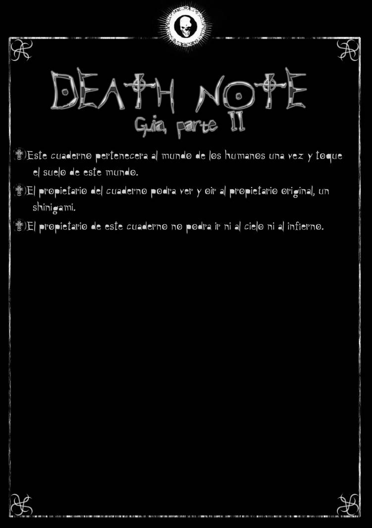 Death Note Reading Table Death Note, Guide part II by PryctZero on DeviantArt
