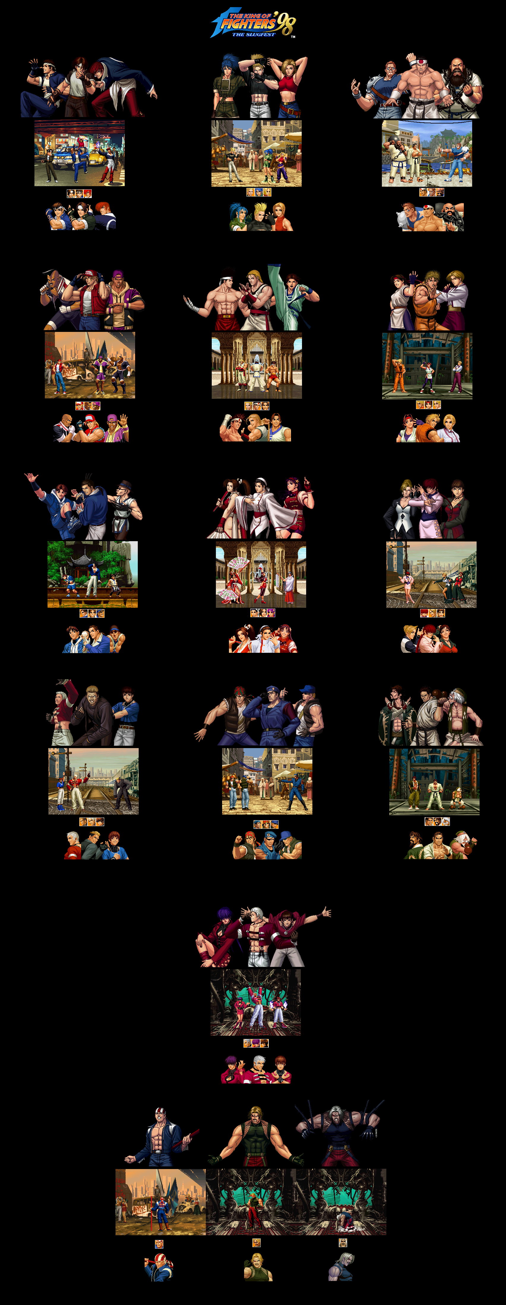 KOF Teams by flashcs on DeviantArt