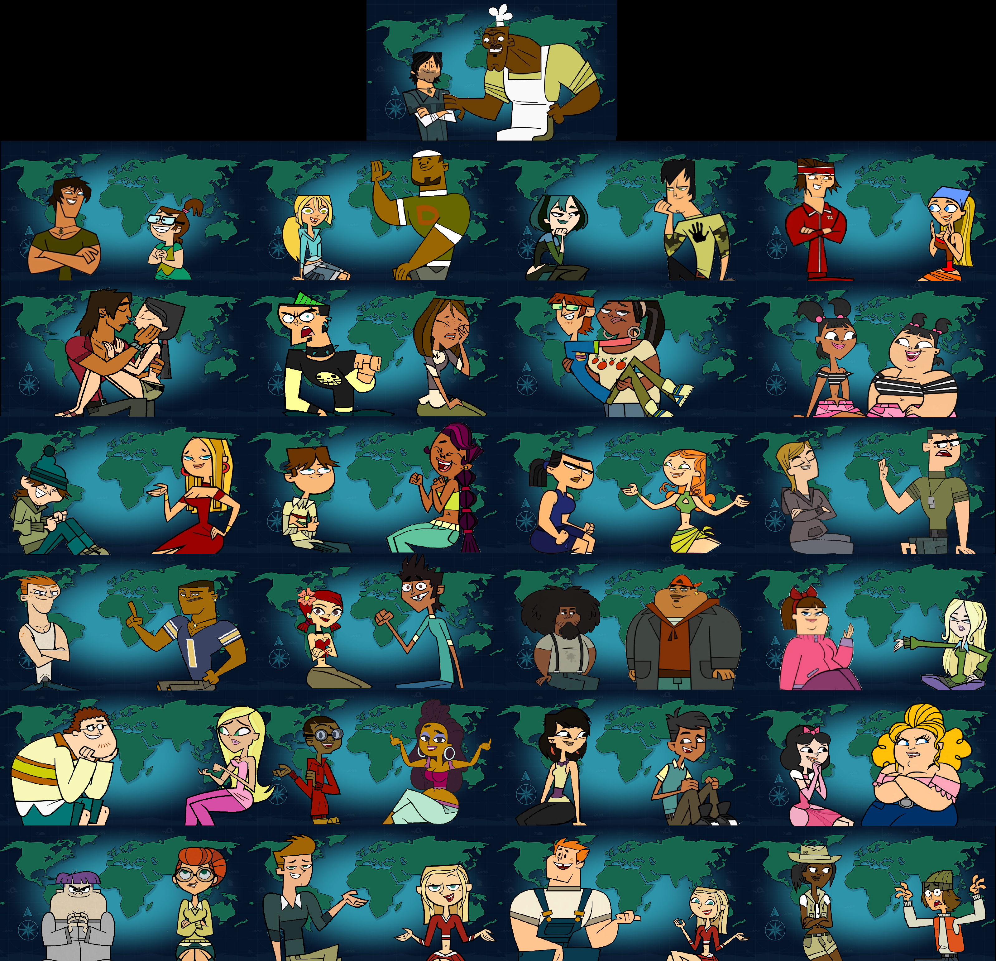 Part 2 of remaking all the total drama island characters based on the