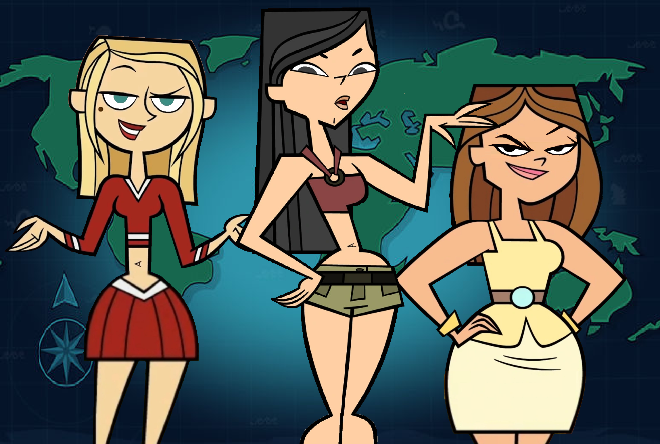 Total Drama Fighters: Team B-Queens by lonerpx on DeviantArt
