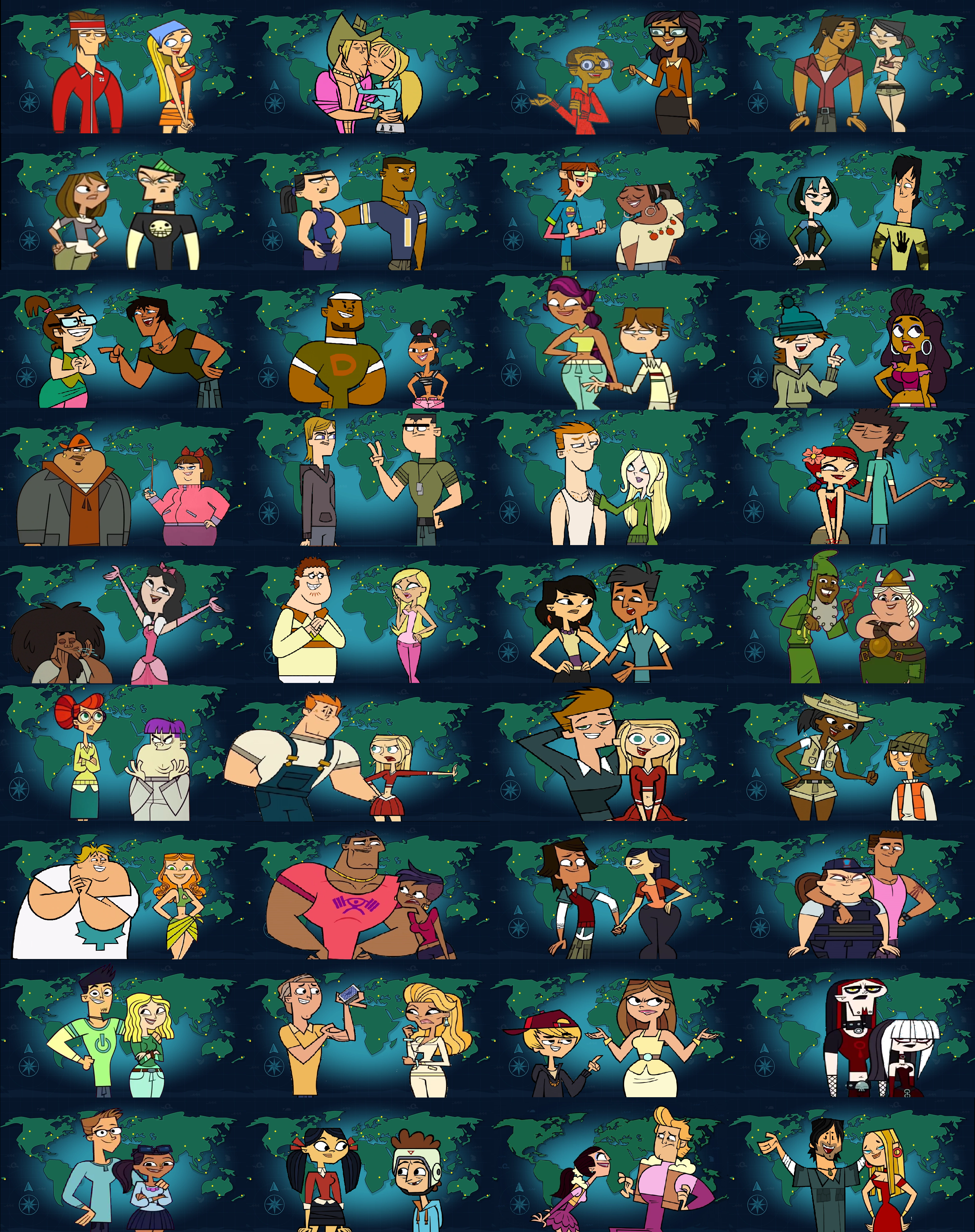 Total Drama Rebooted Island Cast by Sonic2125 on DeviantArt