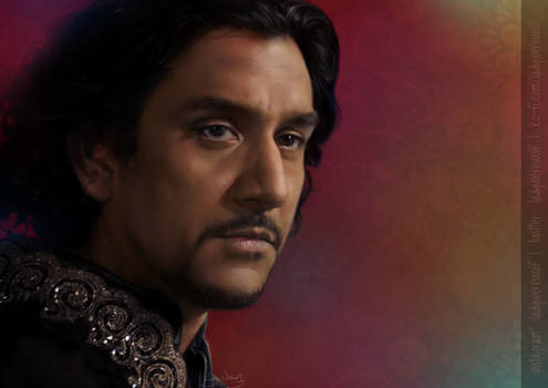 Naveen Andrews digital portrait