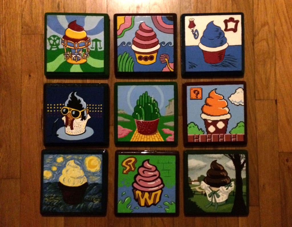 Cupcake Paintings