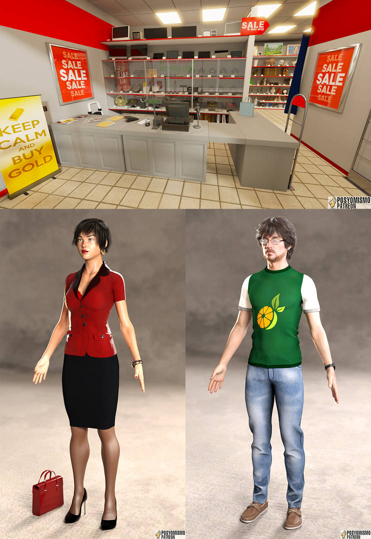 Product Placement multi test by Posyomismo on DeviantArt