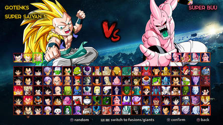dragon ball game roster
