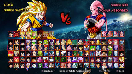 dragon ball game roster