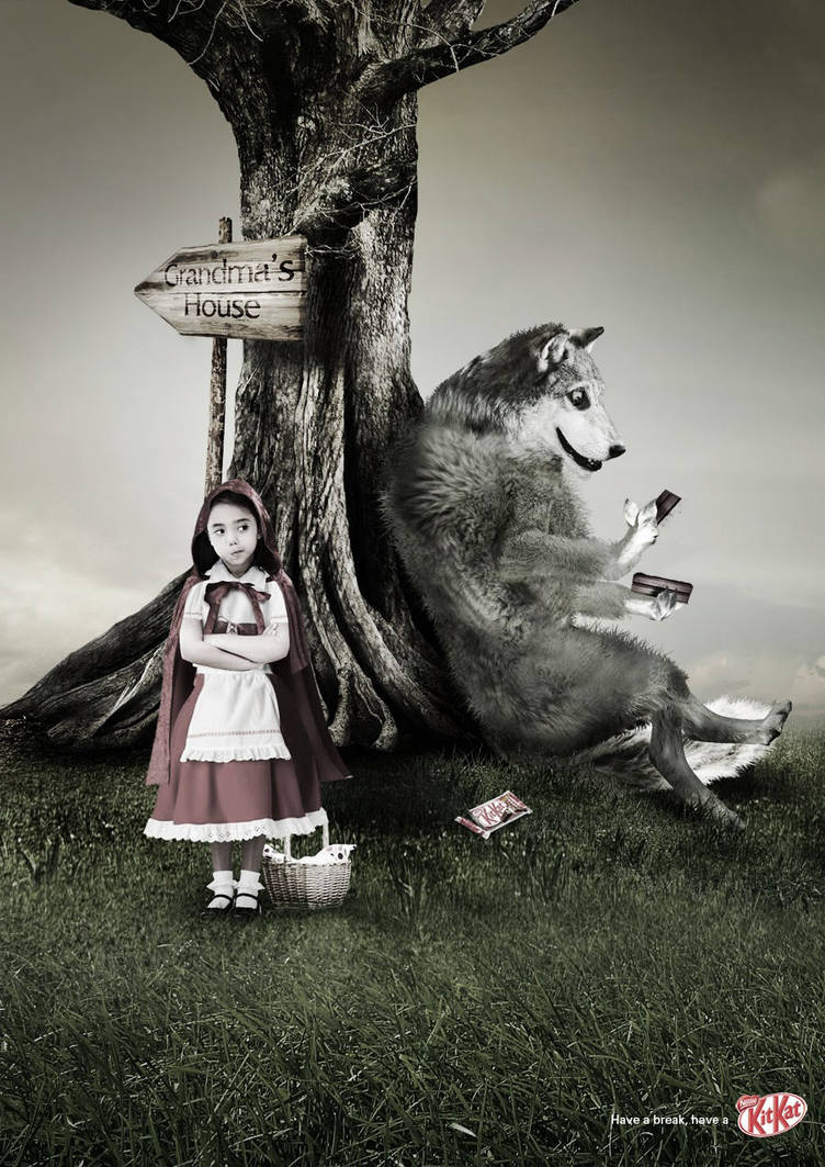 KitKat - red riding hood by pepey