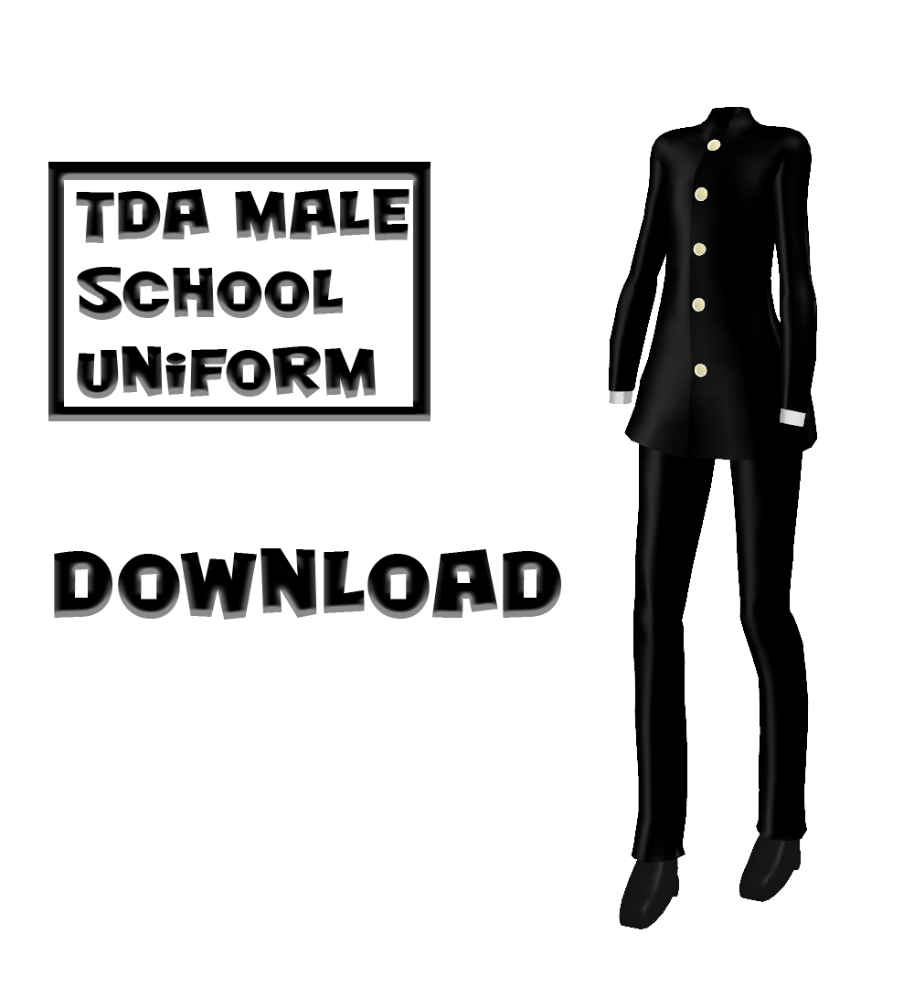 MMD: TDA Male school uniform for DL