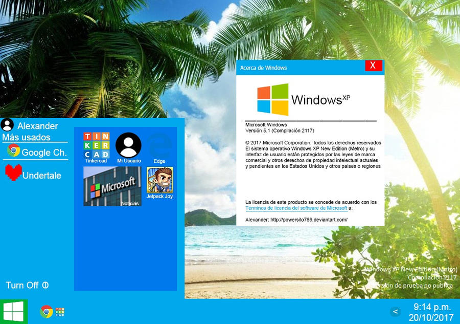 Windows XP New Edition (Metro UI) by powersito789 on DeviantArt
