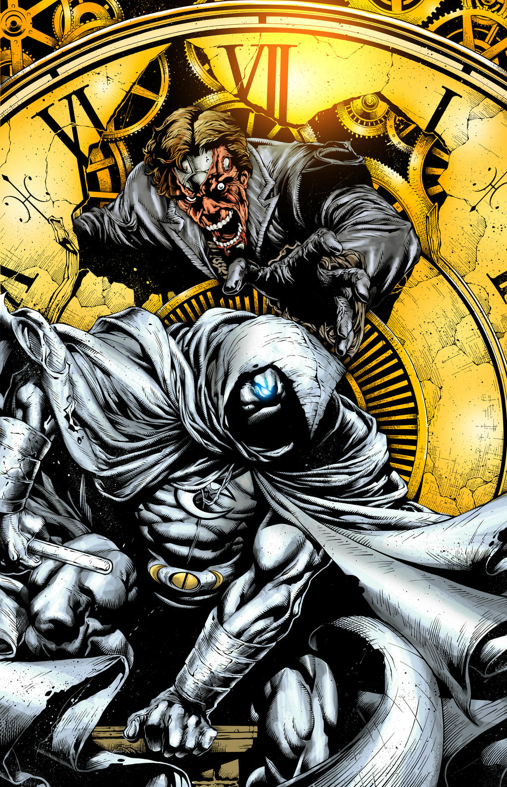 Moon Knight Colored