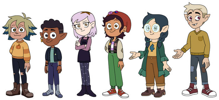 The Owl House Season 3 Character Lineup by Geodoodles765 on DeviantArt