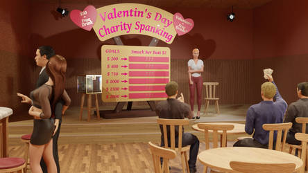 Valentin's Day Charity Spanking