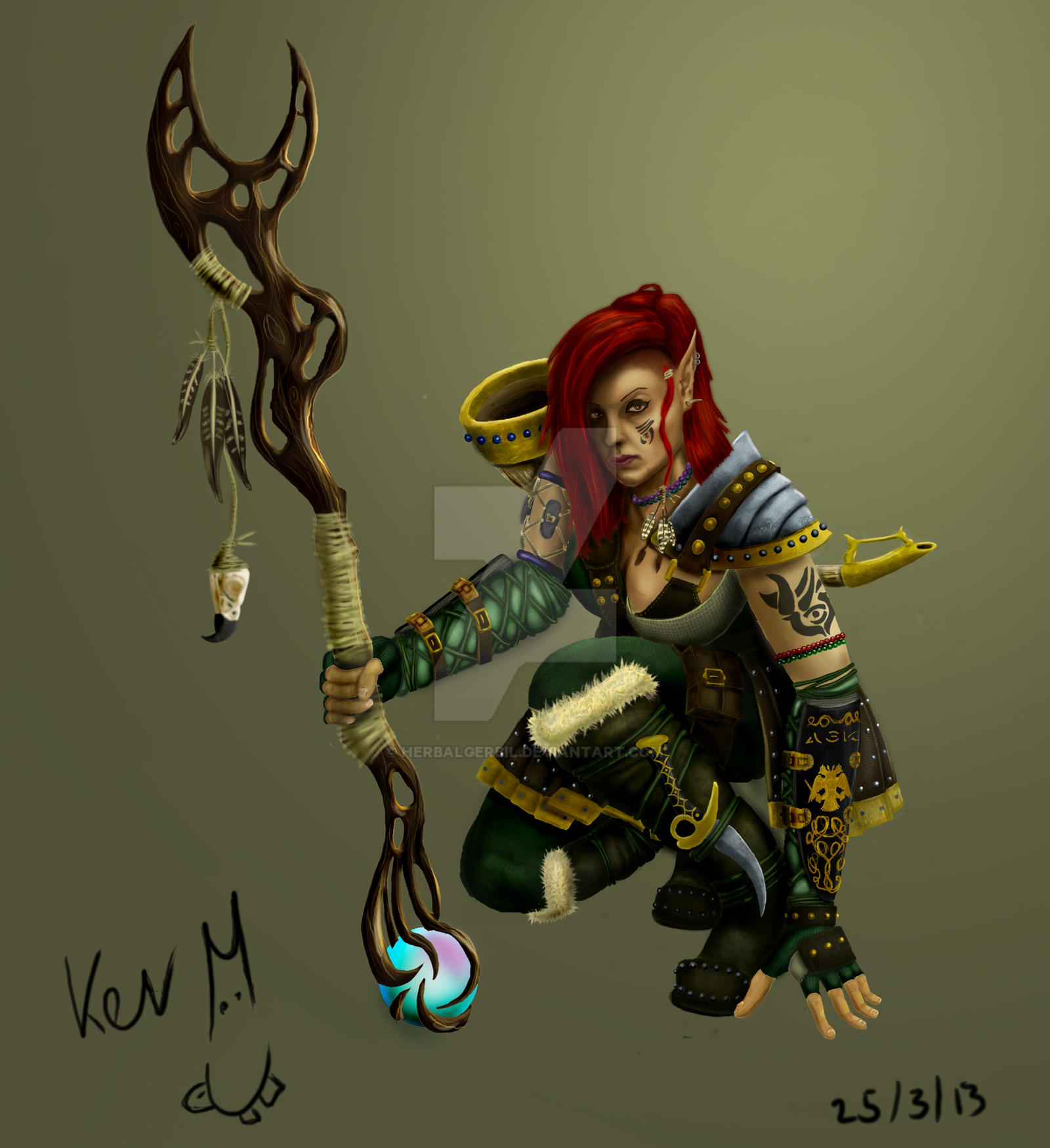 Fantasy Outback Ranger Fantasy Ranger by HerbalGerbil on DeviantArt