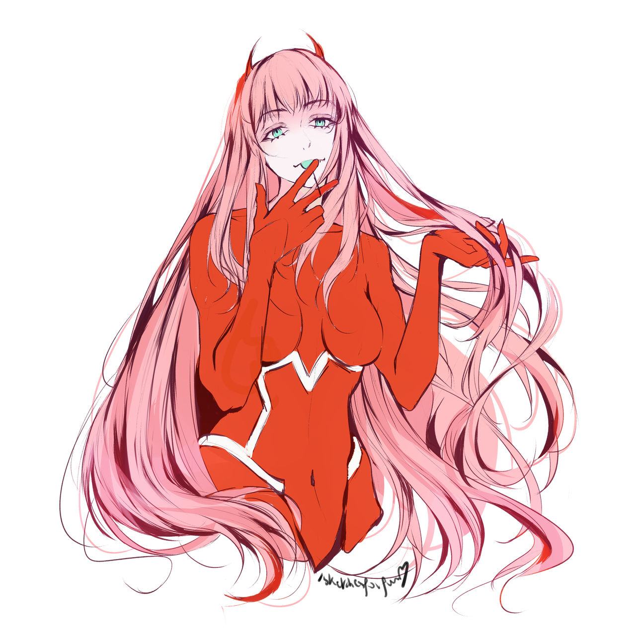 Zero Two Driver Deviantart Zero two by rsketchesforfun on DeviantArt