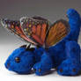 Tiny Blue Fairy Dragon Plush