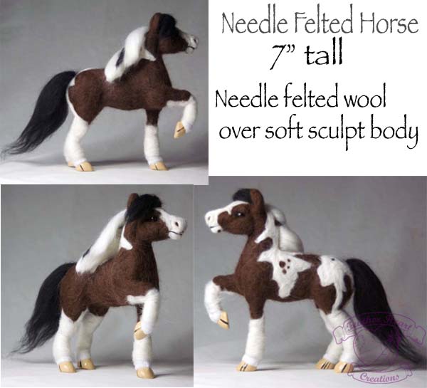 Needle Felted Horse Pictures