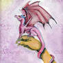 Dragon and hand painting 2