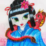 Geisha and Her Dragon