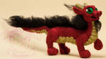 Needle Felted Chinese Dragon by NinaBolenArt