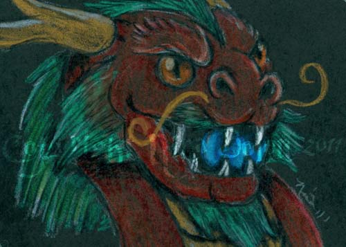 Chinese Dragon ACEO