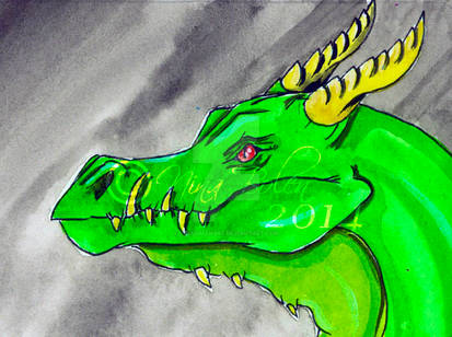 Green Dragon ACEO