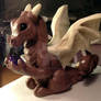 February's Birthstone Dragon work in progress