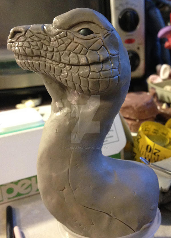 Commission Dragon Head work in progress