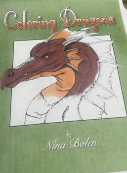 Coloring book Mock up cover