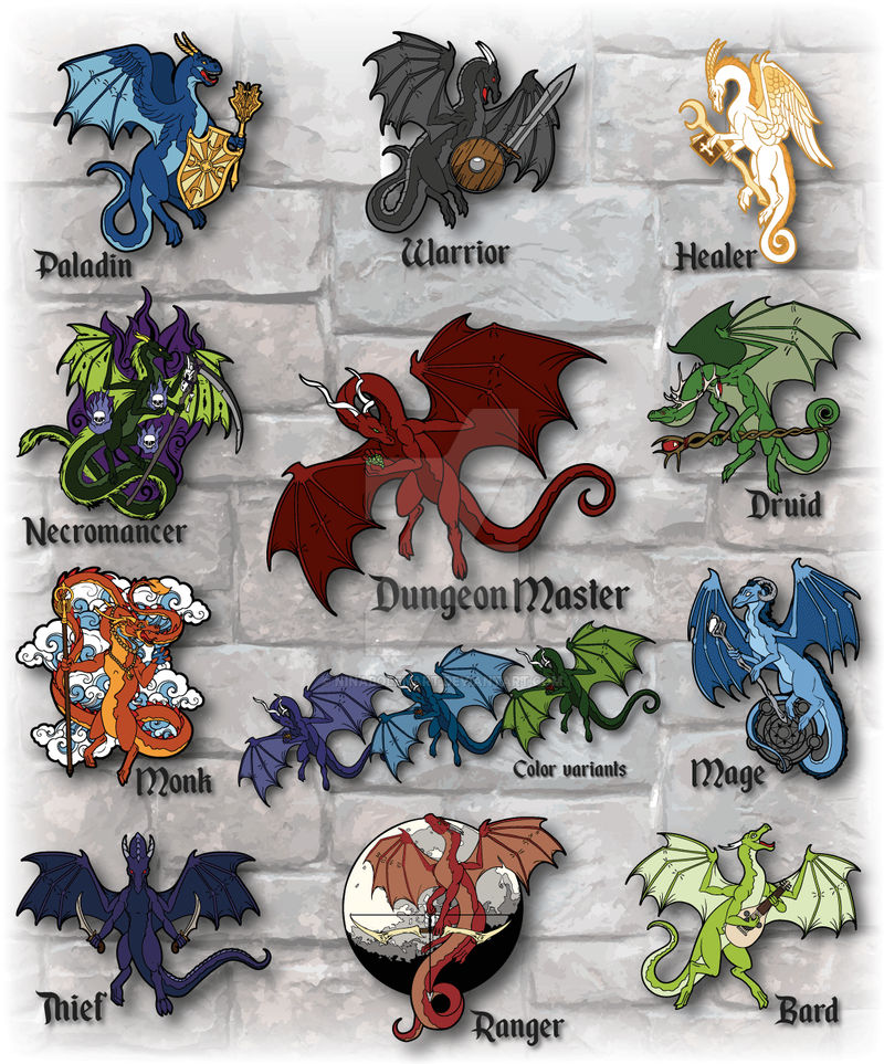 RPG Dragon All Designs By NinaBolenArt On DeviantArt rpg-dragon-all-designs-by-ninabolenart-on-deviantart